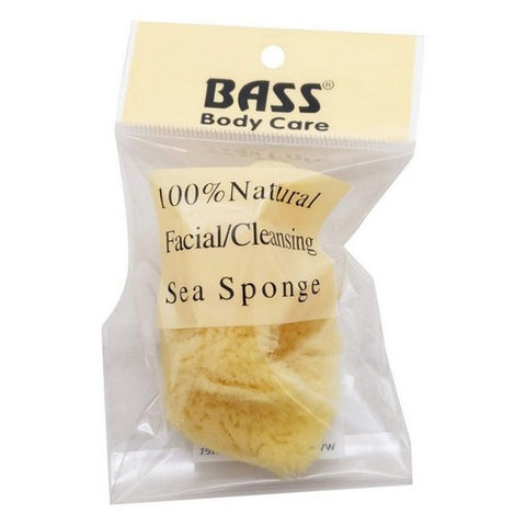 Bass Brushes, 100% Natural Facial Cleansing Sea Sponge, 1 Count