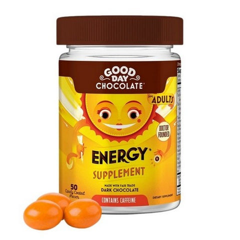 Good Day Chocolate, Adults Energy Supplement, 50 Piece