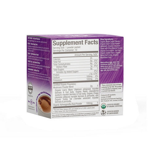 Om Mushrooms, Hot Chocolate Mushroom Powder, 2.82 Oz