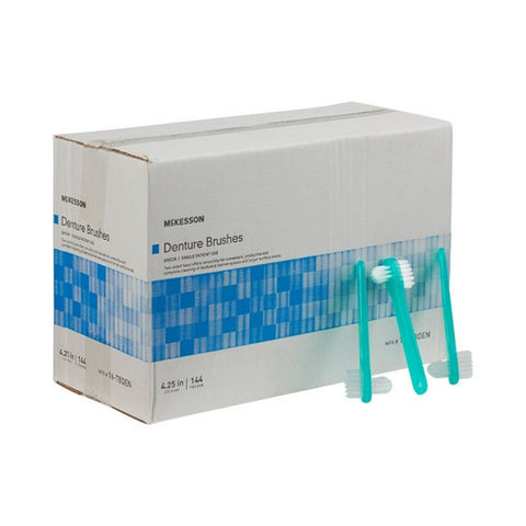 McKesson, Denture Brush 2 Sided Bristle, Box Of 144