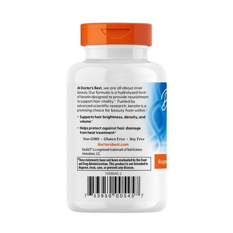 Doctors Best, Keratin, 500mg, 60 Veggie Caps