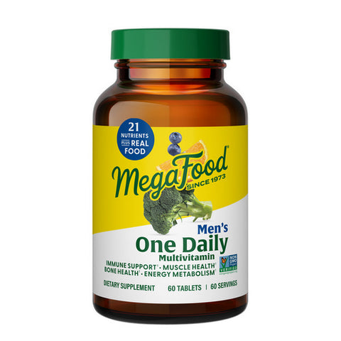 MegaFood, Men’s One Daily Multivitamin, 60 Tabs