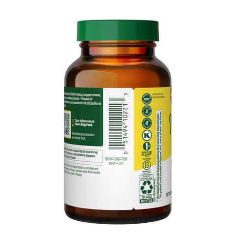 MegaFood, Vitamin D3, 2000 IU, 60 Tabs