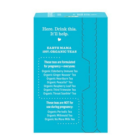 Earth Mama Angel Baby, Organic Throat Smoothie Tea, 16 Bags