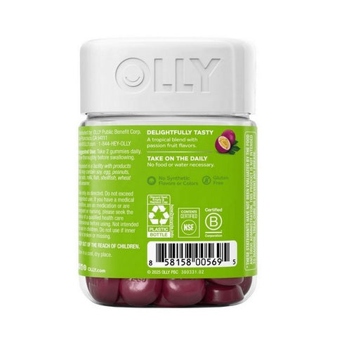 Olly, Daily Energy Tropical Passion, 60 Count