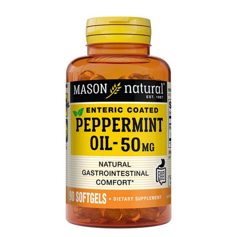 Mason, Peppermint Oil, 50 mg 90 Softgel