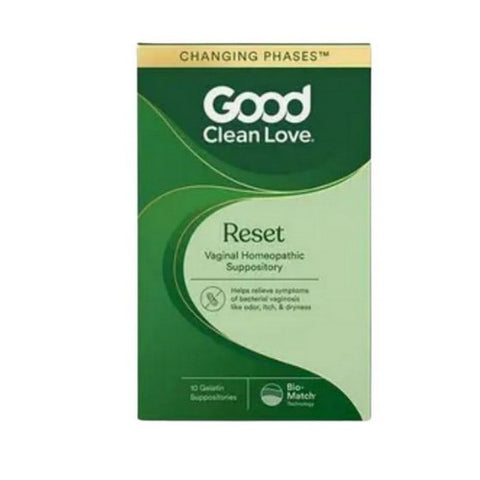 Good Clean Love, Love Reset Homeopathic Vaginal Suppository, 10 Caps