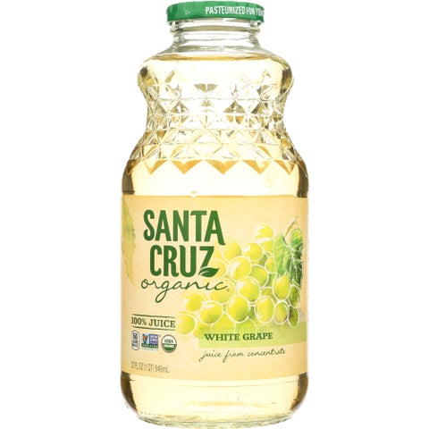 Santa Cruz, Organic White Grape Juice, 32 Oz (Case of 6)