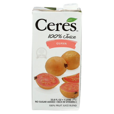 Ceres  Juice Guava Case of 12 X 33.8 Oz by Ceres