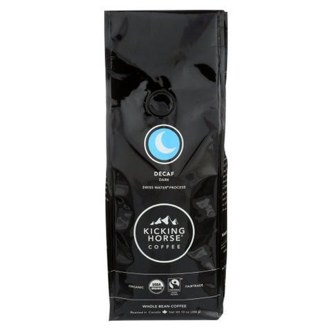 Kicking Horse, Coffee  Whole Bean  Decaf, 10 Oz(Case Of 6)
