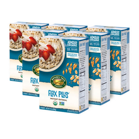 Natures Path, Organic Flax Plus Instant Oatmeal, 14 Oz(Case Of 6)