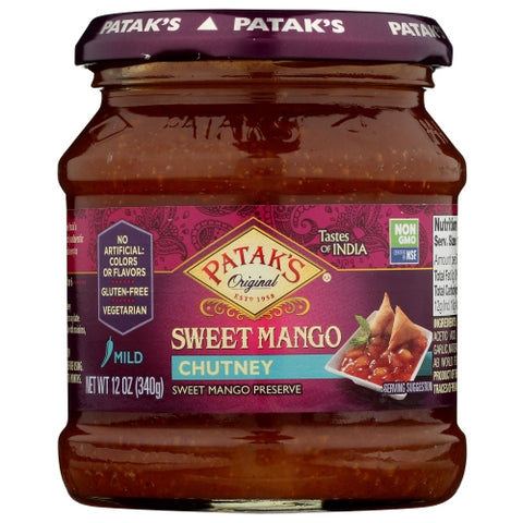 Patak's, Sweet Mango Chutney, 12 Oz(Case Of 6)