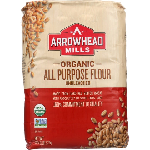 Arrowhead Mills, Flour White Unbleach Org, Case of 8 X 5 lb