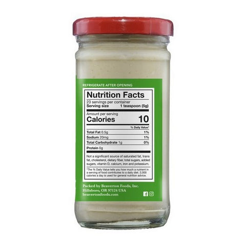 Beaver, Hot Cream Horseradish, 4 Oz(Case Of 12)