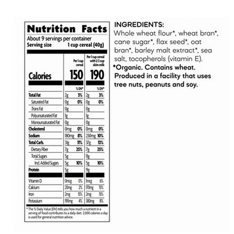 Natures Path, Organic Flax Plus Multibran Flakes, 13.25 Oz(Case Of 12)