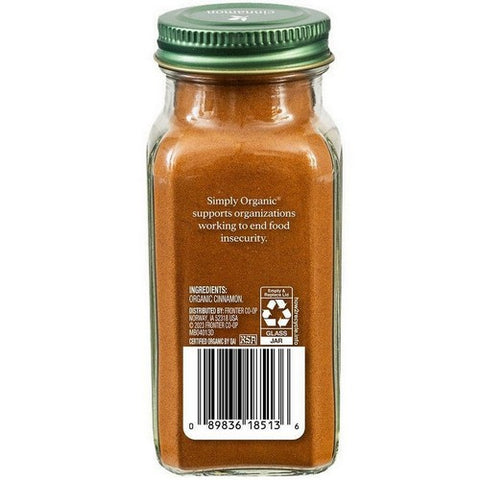 Simply Organic, Organic Cinnamon Ground, 2.45 Oz(Case Of 6)