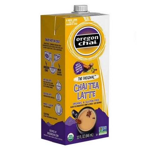 Oregon Chai, Chai Tea Latte Original, 32 Oz(Case Of 6)