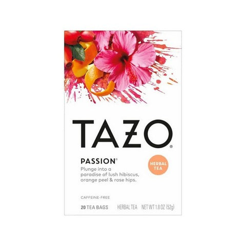 Tazo, Passion Herbal Tea, 20 Bags(Case Of 6)