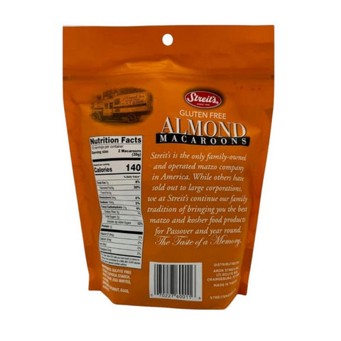 Streits, Almond Macaroon Cookie, 10 Oz(Case Of 12)