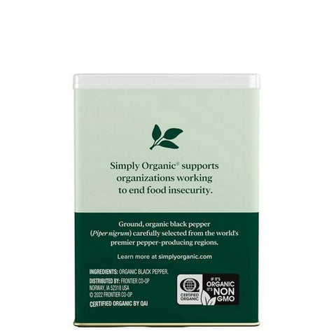 Simply Organic, Organic Black Pepper, 4 Oz(Case Of 6)