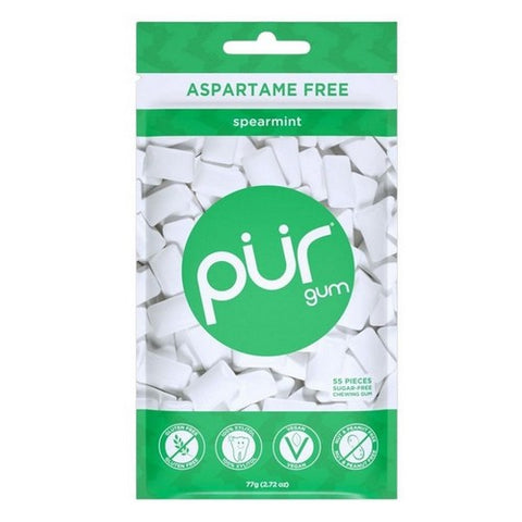 The Pur Company, Pur Gum Spearmint Bag, 2.72 Oz(Case Of 12)