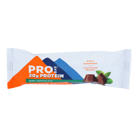 Probar, Organic Mint Chocolate Core Bar, 2.46 Oz(Case Of 12)