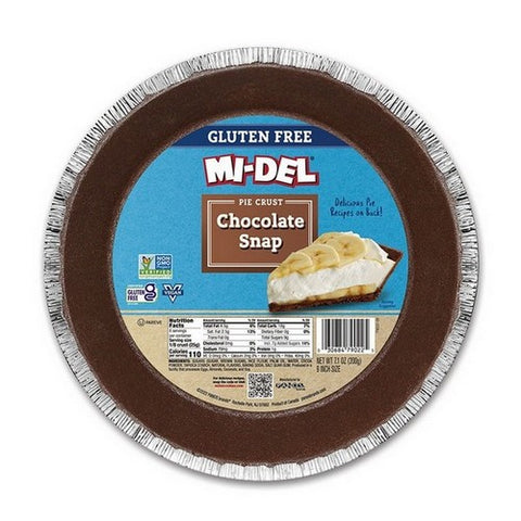 Midel, Pie Crust Gf Choc Snap, 7.1 Oz(Case Of 12)