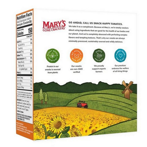 Mary's Gone Crackers, Super Seed Crackers Everything, 5.5 Oz(Case Of 6)