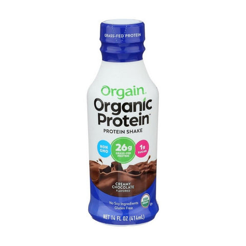 Orgain, Organic Nutrition Protein Shake Creamy Chocolate, 14 Oz(Case Of 12)