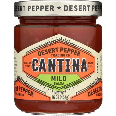 Salsa Cantina Mild Red Case of 6 X 16 Oz by Desert Pepper