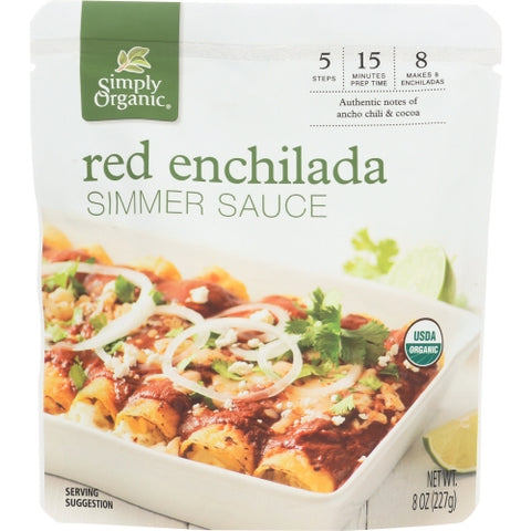 Sauce Red Enclda Simr Org Case of 6 X 8 Oz by Simply Organic