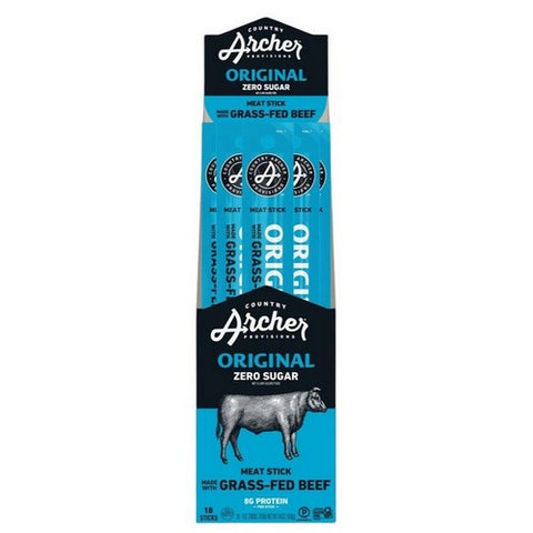 Country Archer, Beef Stick Original, 1 Oz(Case Of 18)