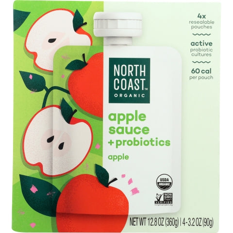 North Coast, Apple Sce Pbiotic Pouch, 12.8 Oz(Case Of 6)
