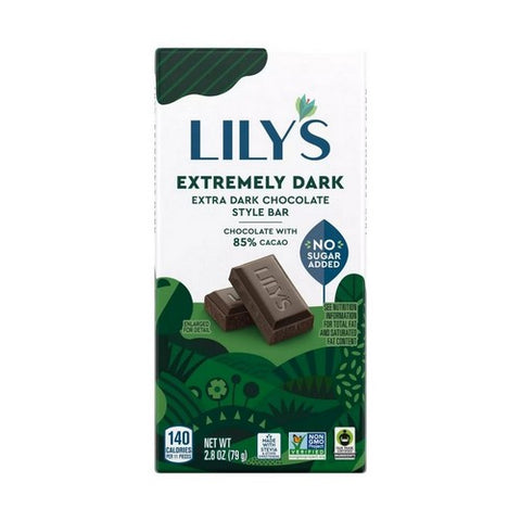 Lilys Sweets, Dark Chocolate, 2.8 Oz