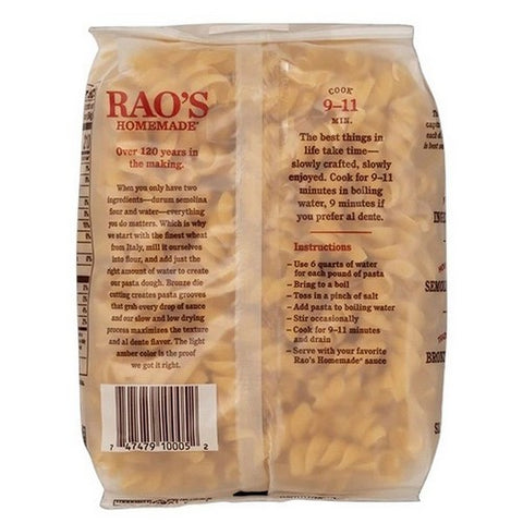 Rao's, Pasta Fusilli, 16 Oz(Case Of 6)