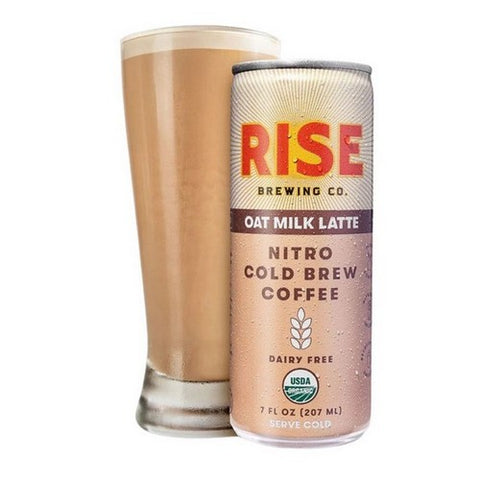 Rise Brewing Co, Cold Brew Nitro Oat Milk, 7 Oz(Case Of 12)