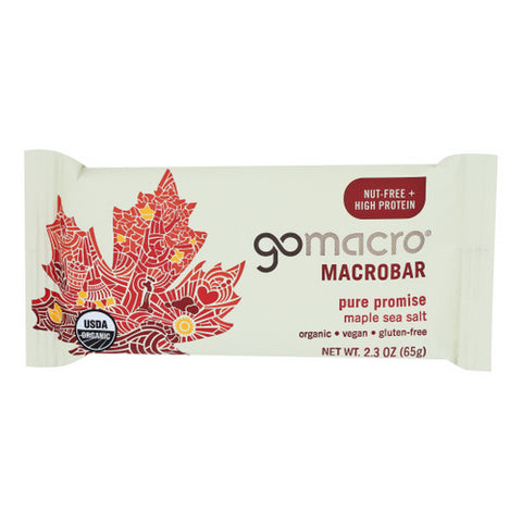 Gomacro, Bars  Maple Sea Salt, 2.3 Oz(Case Of 12)