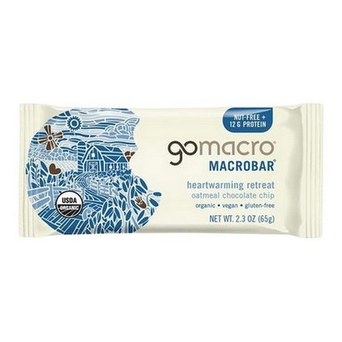 Gomacro, Organic Oatmeal Chocolate Chip Micro Bar, Case of 12 X 2.3 Oz