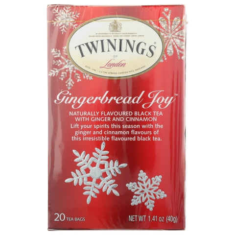 Twinings Tea, Tea Gingerbread Joy 20Ct, 20 Bags(Case Of 6)