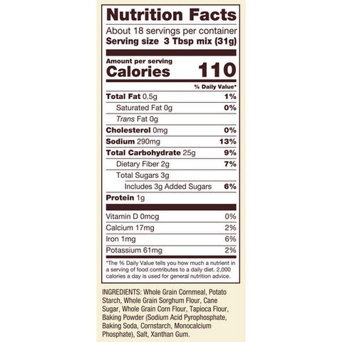 Bobs Red Mill, Corn Bread Mix, 20 Oz(Case Of 4)