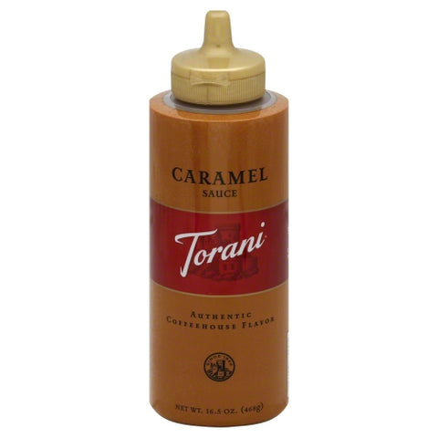 Torani, Puremade Caramel Sauce, Case of 4 X 16.5 Oz