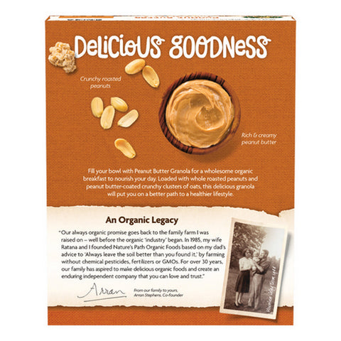 Natures Path, Organic Peanut Butter Granola, 11.5 Oz(Case Of 12)