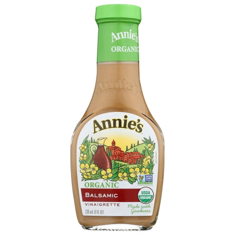 Annie's Homegrown, Organic Balsamic Vinaigrette Salad Dressing, 8 Oz(Case Of 6)