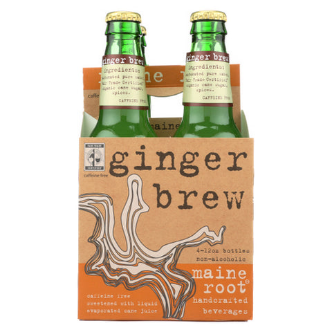 Ginger Brew Soda Case of 6 X 48 Oz by Maine Root
