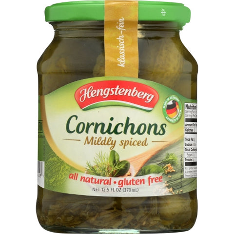 Hengstenberg, Cornichons, 12.5 Oz(Case Of 12)