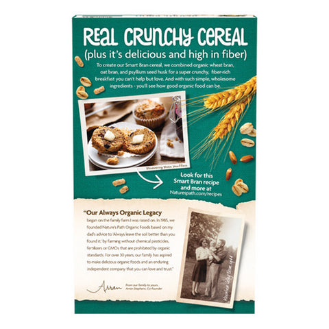 Natures Path, Organic Smart Bran Cereal, 10.6 Oz(Case Of 12)