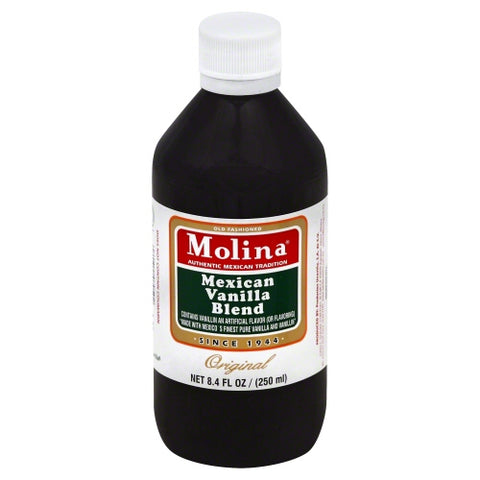 Extract Vanilla Orgnl Case of 12 X 8.3 Oz by Molina Vanilla