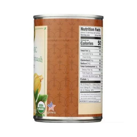 Farmers Market Foods, Organic Butternut Squash  Puree, 15 Oz(Case Of 12)