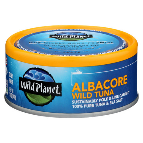 Wild Planet, Albacor E Tuna  Low Mercury, 5 Oz(Case Of 12)