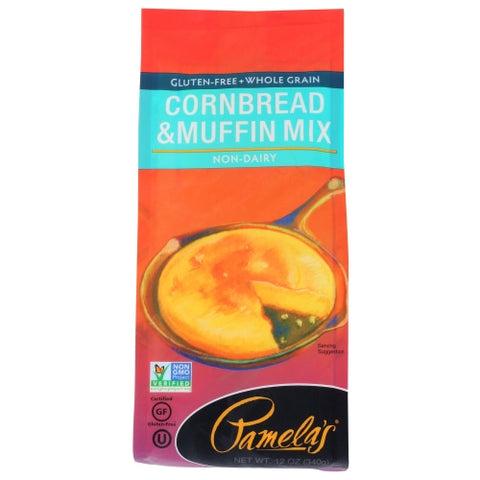 Pamela's Products, Mix Corn Bread & Muffin, 12 Oz(Case Of 6)